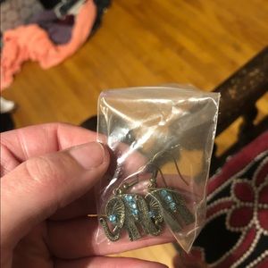 Beautiful bronze colored new elephant earrings